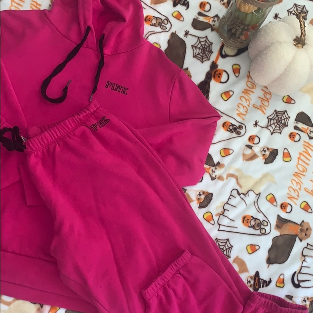 PINK VICTORIA SECRET SET!!!! HOT PINK